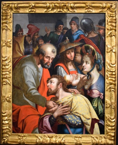 Saint Pierre et le centurion - attribué à Pieter Aertsen (1508-1575)
